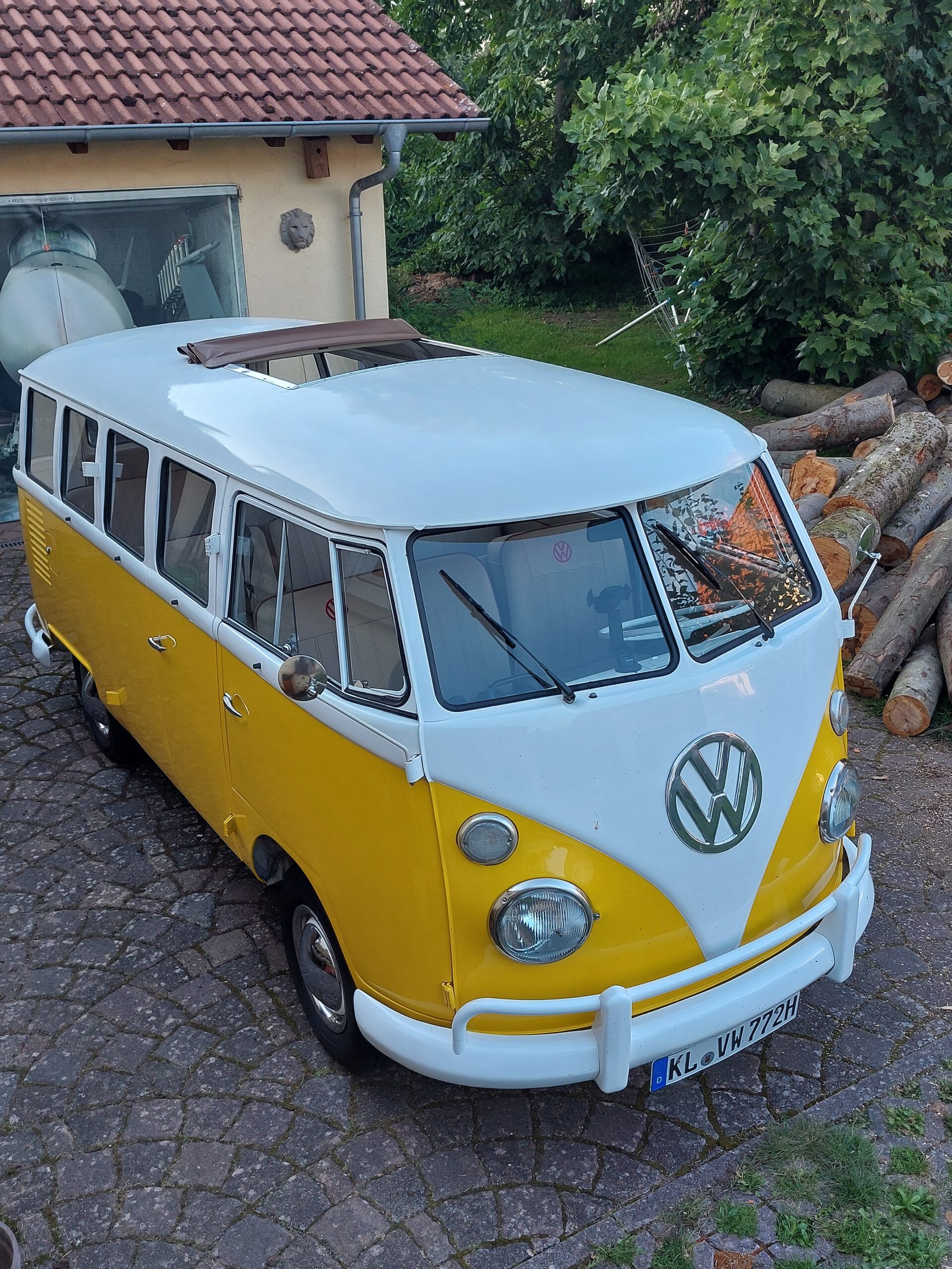 VW T1 Bus Werbegemeinschaft Kaiser in Lautern 2025 - Scherer Gruppe