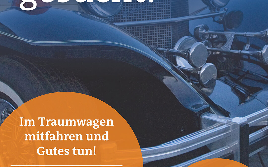 Eine Fahrt mit dem Traumauto für den guten Zweck
